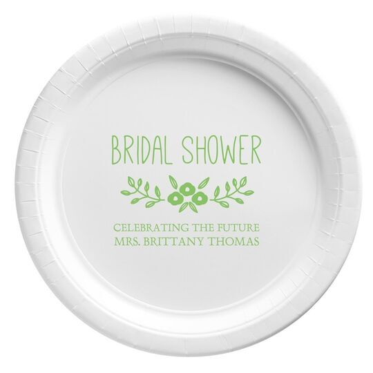 Bridal Shower Swag Paper Plates